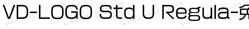 VD-LOGO Std U Regula字体转换